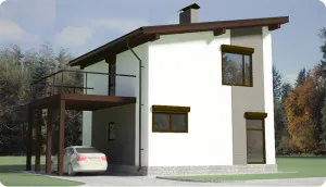 A design a tető otthon - fotó