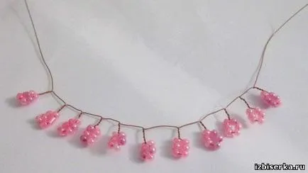 Cherry fa gyöngyök, gyöngyös fák (például gallyakból gyöngyök) Cherry fa gyöngyök, gyöngy fák