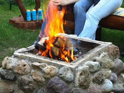 Készíts egy barbecue kőből kezük lépésről lépésre és rajzok