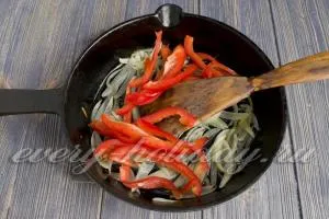 Fajitas csirke recept egy fotó