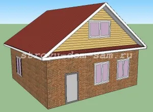 Gable tető ház saját kezűleg, a fő