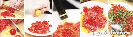 Fajitas csirkével - lépésről lépésre recept fotók Dzheymi Olivera