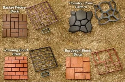 Utak a kertben a cement kezét hogyan bebetonozott fotó