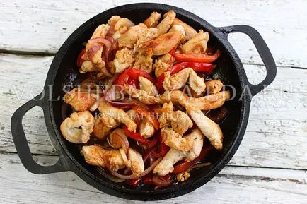 Fajitas csirkével - recept képpel, magic