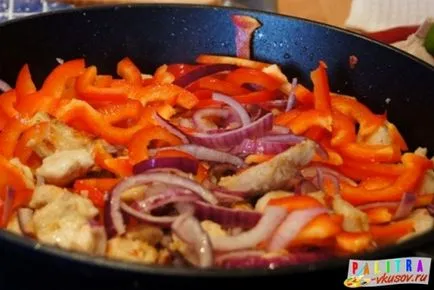 Fajitas csirkés (fotó-recept) (fajitas csirke) Fajitas csirkés (fotó-recept)