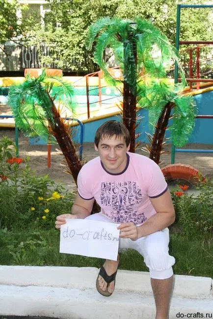 Hogyan, hogy a tenyér egy műanyag palack