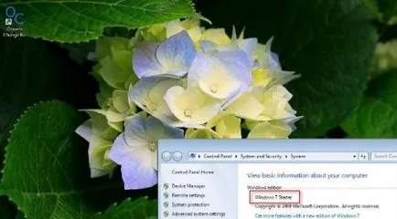 Változás a tapéta Windows 7 Starter (kezdő)