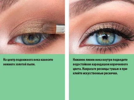 Milyen szép, hogy ki szemhéjpúder Photo lépésről lépésre