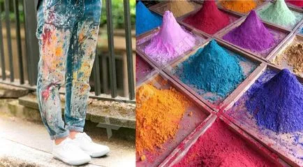 Hogyan festék szövet - festés különböző anyagok, mind a szövetek
