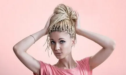 Hogyan szőni afrokosichki otthoni fotó, videó útmutató (tip haj fésűk) Hogyan szőni afrokosichki otthoni fotók, video utasításokat
