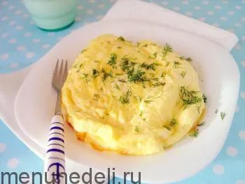 Főzni egy omlettet top 10 receptet (tojás csirke darabokat) Főzni egy omlettet top 10 receptek