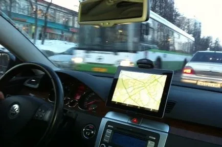 Útvonaltervezés Yandex Navigator
