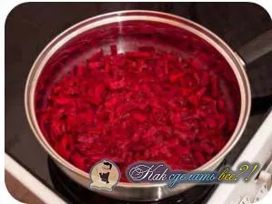 Hogyan készítsünk Red borscs recept saját kezűleg fényképpel (saját) Hogyan készítsünk Red borscs recept saját kezű fotó