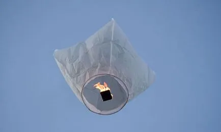 Hogyan készítsünk egy repülő ég lámpák kezük