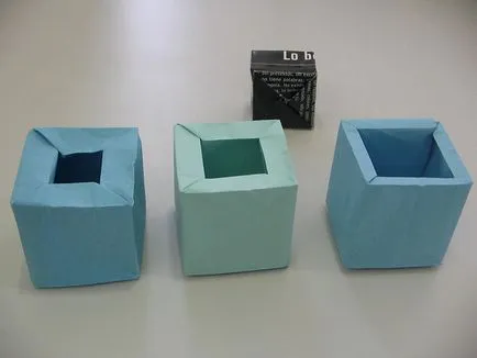 Hogyan készítsünk egy karton kocka