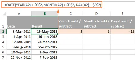 Hogyan adjunk és kivonni a dátumok, napok, hetek, hónapok és évek Excel (Microsoft Office) Hogyan adjunk és kivonni időpontok, napok, hetek, hónapok és évek, hogy az Excel