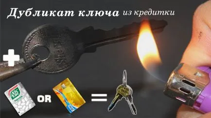 Hogyan készítsünk egy tartalék kulcsot egy pár percig, mozgochiny (pár) Hogyan készítsünk egy tartalék kulcsot egy pár percig, mozgochiny