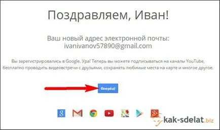 Hogyan hozzunk létre egy fiókot Google és Gmail-fiókjába