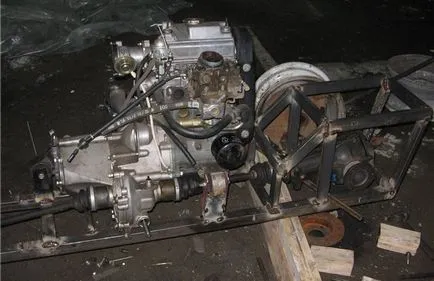 Hogyan készítsünk házi ATV 4x4 Ural motorkerékpár kezével rajzok, fotók és videó