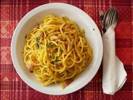 Mivel a tészta Carbonara