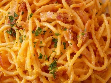 Mivel a tészta Carbonara