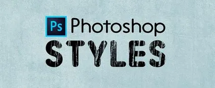 Hogyan kell beállítani stílusok Photoshop