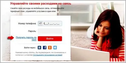 Hogyan adja meg személyes szekrény MTS MTS (MTS személyes fiók) Hogyan adja meg személyes szekrény MTS, MTS