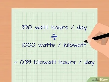 Hogyan számoljuk ki kilowattóra (órák száma, amely alatt) Hogyan számoljuk ki kilowattóra