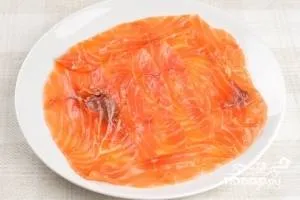 Carpaccio lazac - lépésről lépésre recept fotók