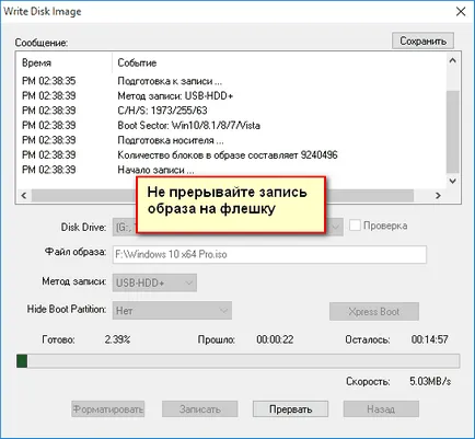 Hogyan írjunk olyan iso-image ragaszkodni részletes utasításokat