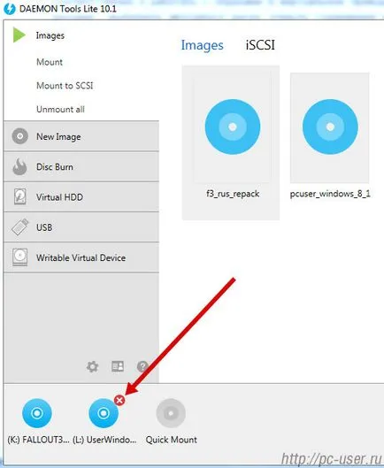 Hogyan éget ISO képet a lemezkép rögzítéséhez a Daemon Tools