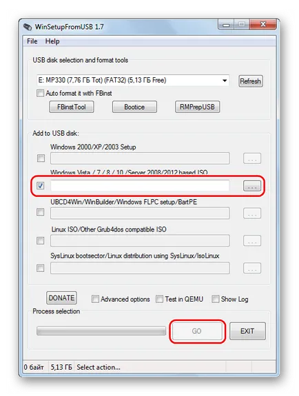 Hogyan éget a képet egy USB flash meghajtó