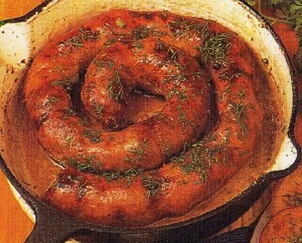 Házi kolbász a kapuba a legfinomabb recept