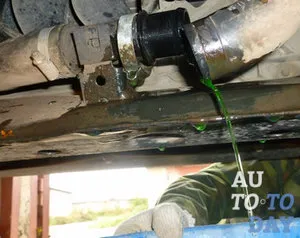 Ahol szükséges önteni fagyálló (szükséges) Ahol szükség van önteni fagyálló