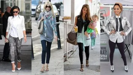 Harisnya, mit vegyek fel (fotó) (hossz leggings) Harisnya, mit vegyek fel (fotó)