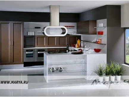 Kitchen Maria - e a katalógus leírásának (47 fotó), konyha tervezés, belsőépítészet, javítás, fotó (konyhai Mariya fotó) Kitchen Maria - e a katalógus leírásának (47 fotó), konyha tervezés, belsőépítészet, javítás, fotók