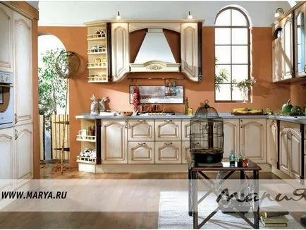 Kitchen Maria - e a katalógus leírásának (47 fotó), konyha tervezés, belsőépítészet, javítás, fotó (konyhai Mariya fotó) Kitchen Maria - e a katalógus leírásának (47 fotó), konyha tervezés, belsőépítészet, javítás, fotók