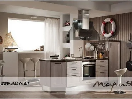Kitchen Maria - e a katalógus leírásának (47 fotó), konyha tervezés, belsőépítészet, javítás, fotó (konyhai Mariya fotó) Kitchen Maria - e a katalógus leírásának (47 fotó), konyha tervezés, belsőépítészet, javítás, fotók