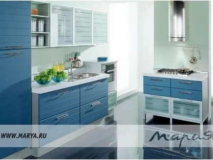 Kitchen Maria - e a katalógus leírásának (47 fotó), konyha tervezés, belsőépítészet, javítás, fotó (Maria Factory) Kitchen Maria - e a katalógus leírásának (47 fotó), konyha tervezés, belsőépítészet, javítás, fotók