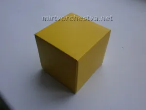 Mesterkurzus ragasztás kocka kartonból