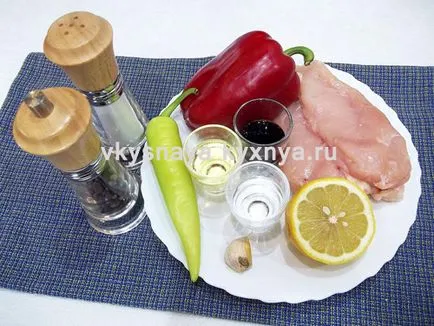 Mexikói fajitas csirke
