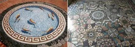 Mosaic az ország saját kezűleg, mozaik dekoráció ötletek képet (a) Mozaik az ország saját kezűleg, egy fotó mozaik dekoráció ötletek