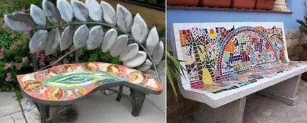 Mosaic az ország saját kezűleg, mozaik dekoráció ötletek képet (a) Mozaik az ország saját kezűleg, egy fotó mozaik dekoráció ötletek