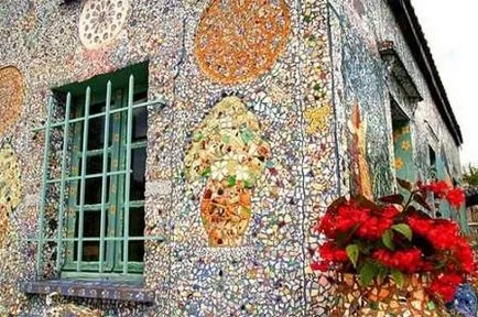 Mosaic az ország saját kezűleg, mozaik dekoráció ötletek képet (a) Mozaik az ország saját kezűleg, egy fotó mozaik dekoráció ötletek