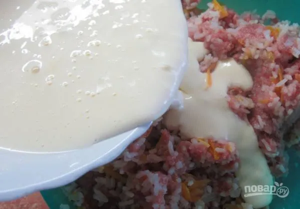 Hús rakott az óvodában recept fényképpel (hús) Hús rakott az óvodában recept egy fotó