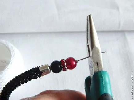 Azt, hogy a végek a kötött fonat bead - Fair Masters - kézzel készített, kézzel készített (kötés gyöngy) Azt, hogy a végek kötött copf bead - Fair Masters - kézzel készített, kézzel készített