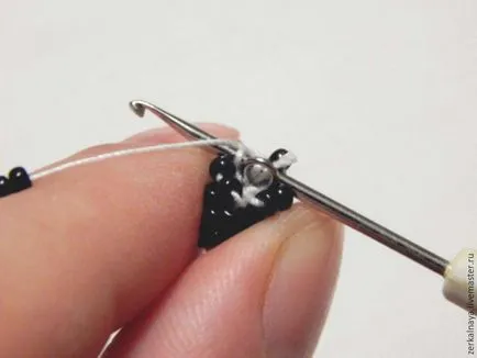 Azt, hogy a végek a kötött fonat bead - Fair Masters - kézzel készített, kézzel készített (kötés egy szál gyöngyök) Azt, hogy a végek kötött copf bead - Fair Masters - kézzel készített, kézzel készített