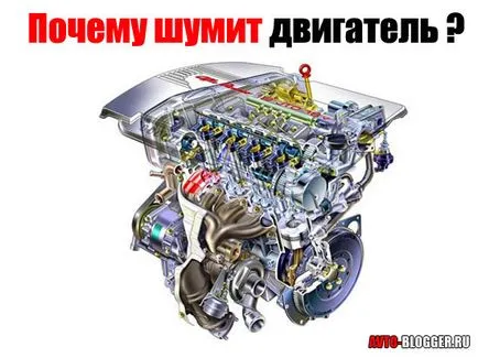 Miért hangos motornál