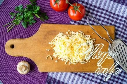 Pizza csirkével és gombával - recept fotókkal