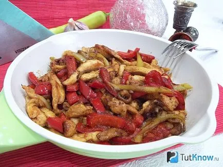 Recept fajitas mexikói csirke (fajitas) Recept Mexikói fajitas csirke